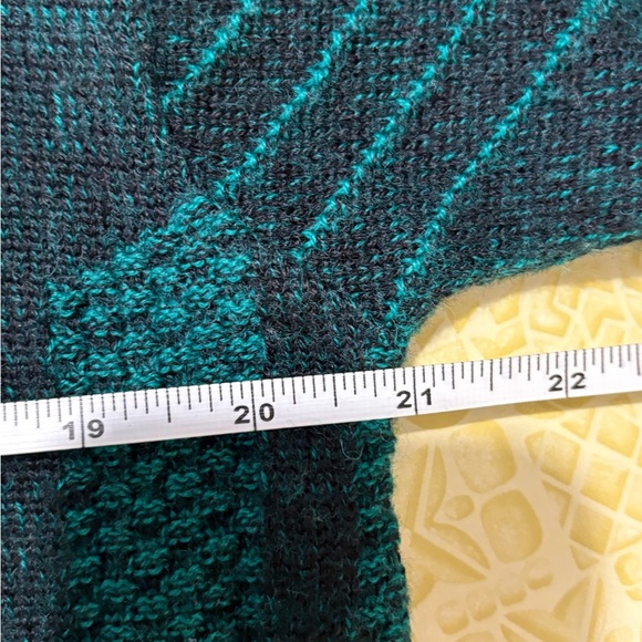 Vintage Mäser  Green Crewneck Geometric Sweater - Picture 7 of 10